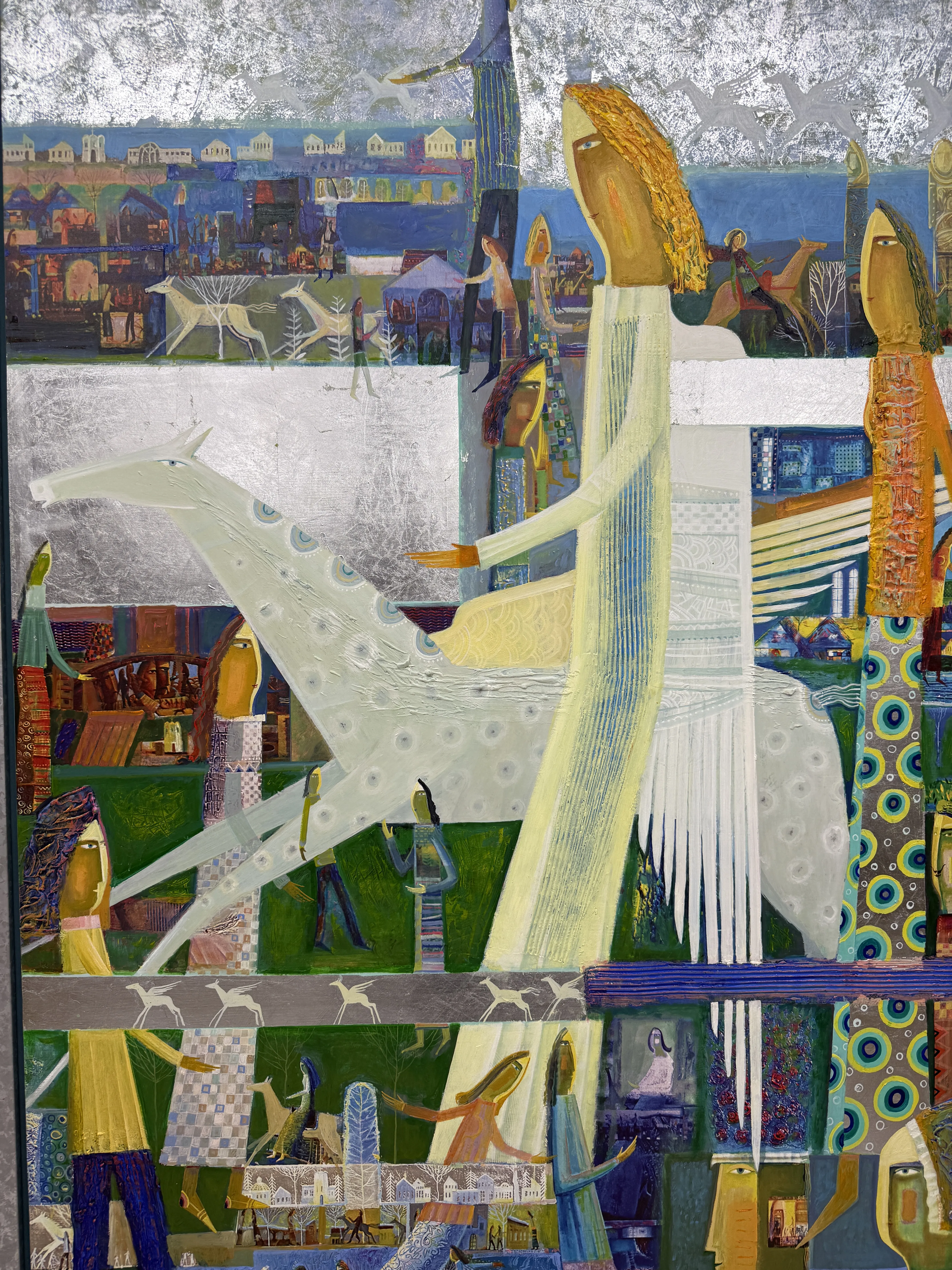 Image of В оточенні поезії by Roman Opalinsky, size: 144х101см, Painting medium, priced at $4500 Photo 4 of 6.